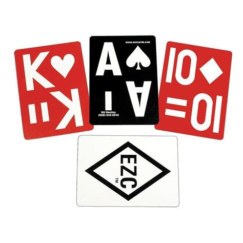 Low Vision Bingo Cards Set Of 10