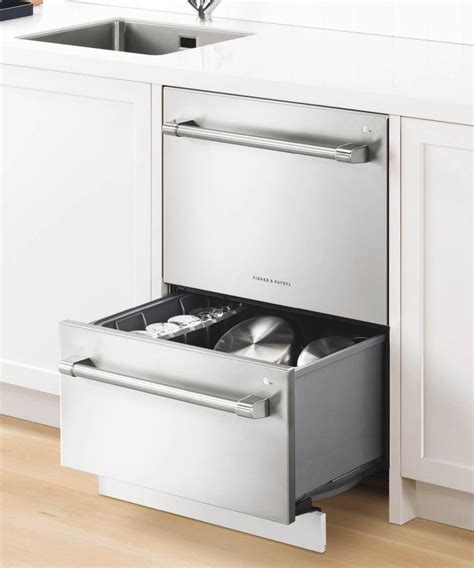 Fisher Paykel Series 24 Stainless Steel Double DishDrawer Dishwasher
