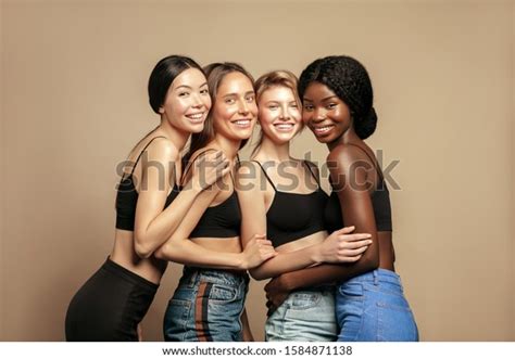Стоковая фотография Multi Ethnic Group Womans Diffrent Types Shutterstock