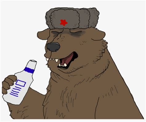 Russian Bear Png Russian Bear With Ushanka Free Transparent Png
