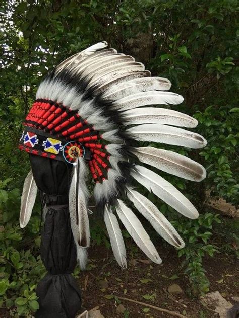white turkey feather headpiece indian headdress replica etsy indian headdress feather