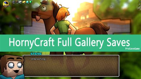 Various Save Games For Hornycraft Prosavegame
