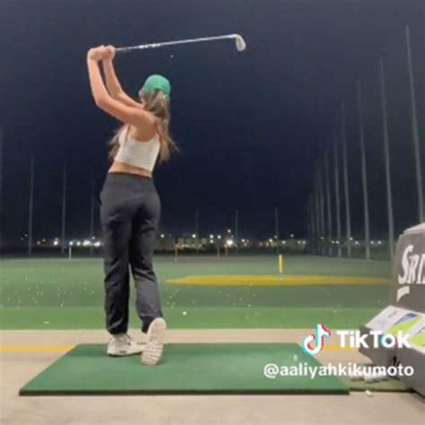 Viral Masters Fan Aaliyah Kikumoto Shows Off Her Own Golf Skills On Tiktok News And Gossip