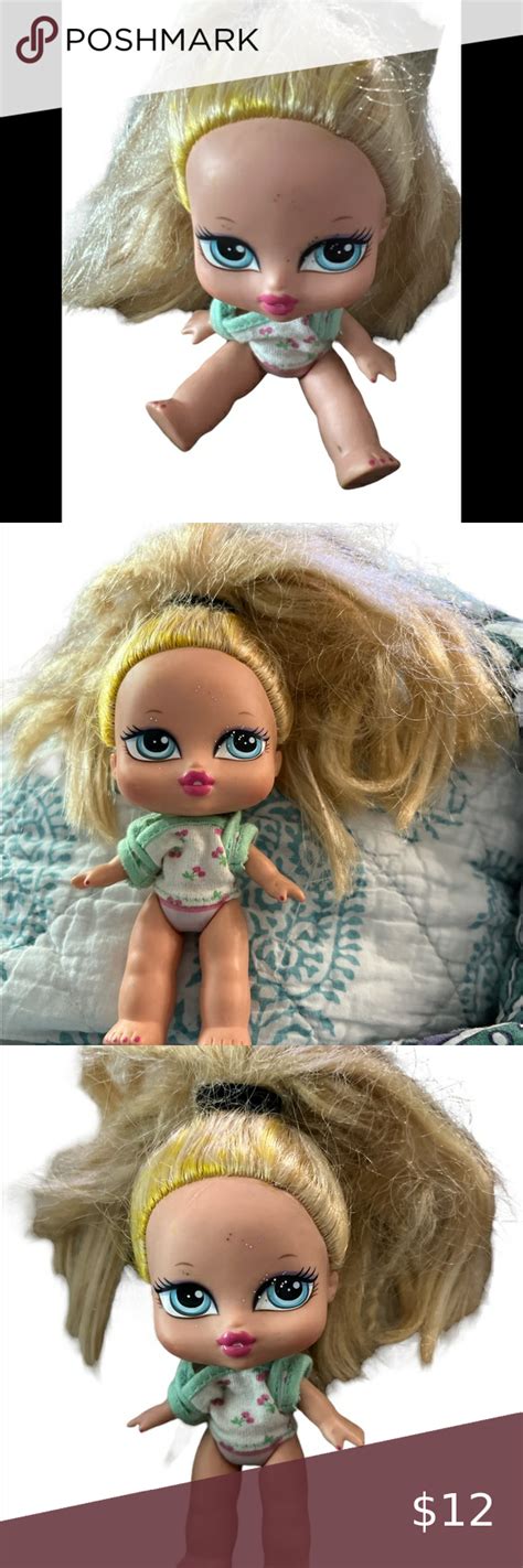 Bratz Babyz Doll Hair Flair Cloe 5” Doll Blond Hair Blue Eyes In 2022