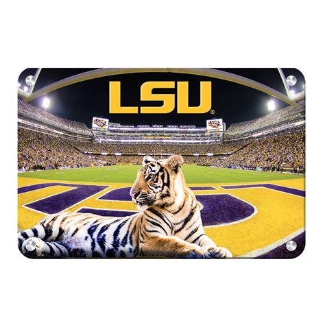 Lsu Tigers Mikes Colors Officially Licensed Wall Art College Wall Art