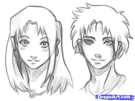 How To Draw Manga Heads Step By Step Anime Heads Anime