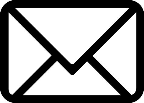 Email Icon Large Envelope Ikon Gratis Clip Art Foto Abstrak