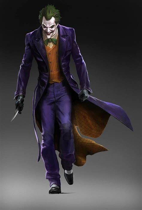 The Joker Concept Art For Batman Arkham Origins Video Game Joker