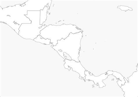 10 Mapas Da América Central Para Colorir E Imprimir Online Cursos