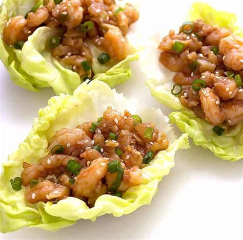 Hoisin Shrimp Lettuce Wraps The Wholesome Dish