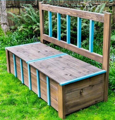 20 Free Diy Outdoor Storage Bench Plans Diy Crafts