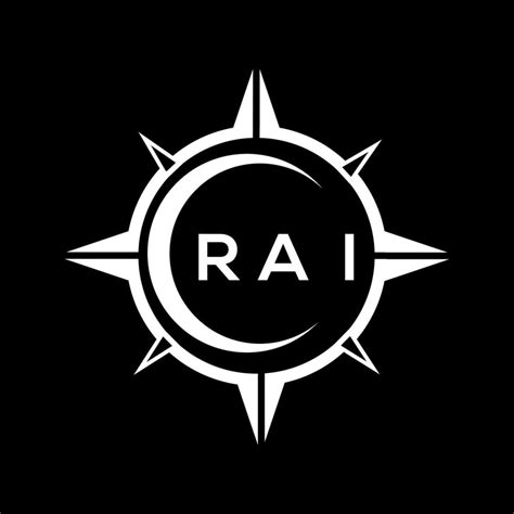 Rai Criativo Iniciais Carta Logotipo Conceptrai Abstrato Tecnologia