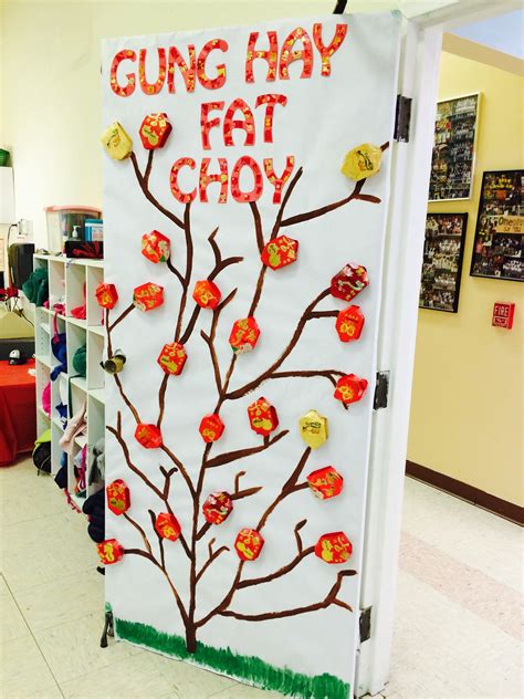 Chinese New Year Classroom Door Chinese New Year Decorations Chinese