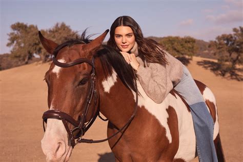 Kendall Jenners Latest Fashion Campaign Is Set On A Horse Ranch Wwd