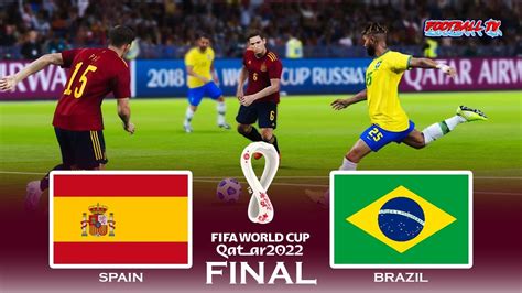 Pes 2021 Spain Vs Brazil Fifa World Cup 2022 Final Match