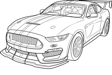 Find over 100+ of the best free old cars coloring pages wallpapers in high resolution. Kolorowanka Ford Mustang do druku