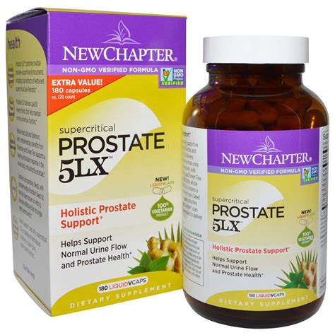 New Chapter Prostate LX Holistic Prostate Support Liquid Vcaps By IHerb