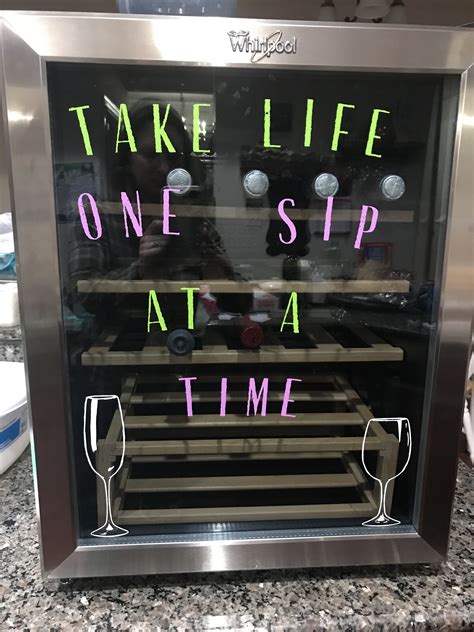 Check spelling or type a new query. Wine cooler using Chalk Couture transfers and paste ...
