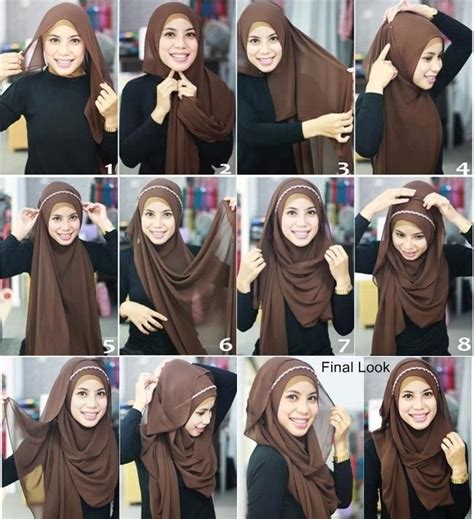 Loose Chiffon Hijab Tutorial Hijab Style Tutorial Stylish Hijab
