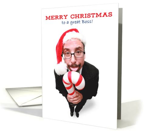 Merry Christmas Boss Humor Card 1545910