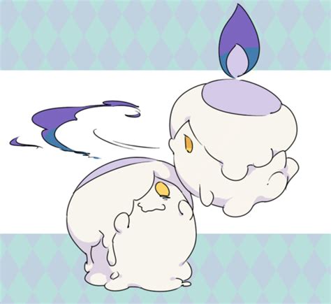 Litwick Kisses Oh My Goodness Isnt That Cute U ポケモン かわいい イラスト