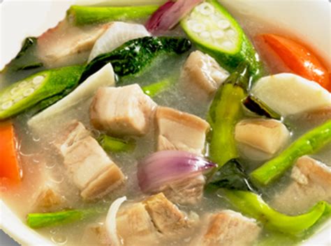 Sinigang Na Baboy Filipino Pork In Sour Tamarind Soup Delishably