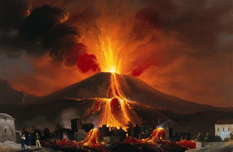 Mount Vesuvius Erupting