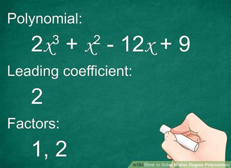 How to factor polynomials using the remainder and factor theorems? How to Solve Higher Degree Polynomials (with Pictures ...