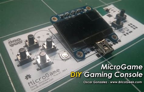 Microgame Consola De Juego Casera Basada En Arduino