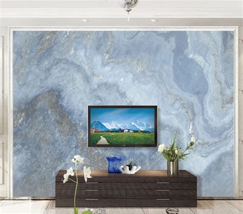 Bacaz Black Marble Texture 3d Stone Wallpaper Mural For Living Room 3d