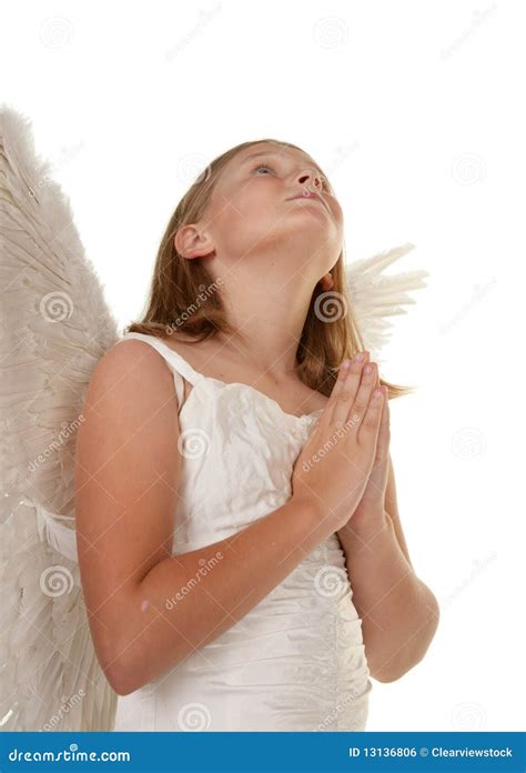 Young Angel Girl Praying Royalty Free Stock Image Image 13136806