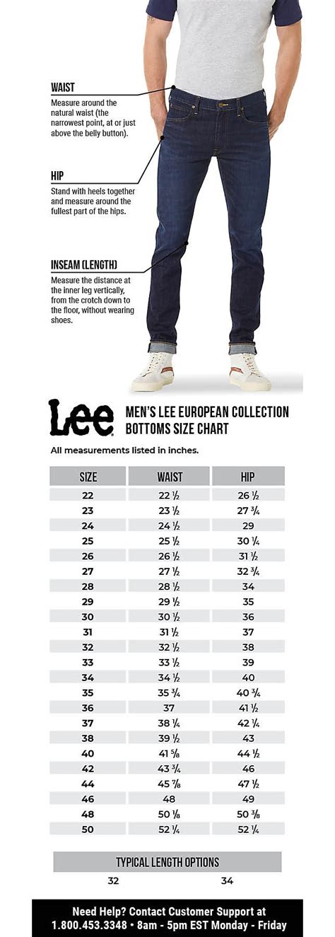 Jeans Size Chart Europe Ph