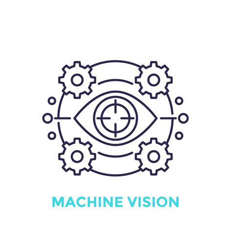 Machine Vision Icon Visual Recognition Line Vector 2775192 Vector Art
