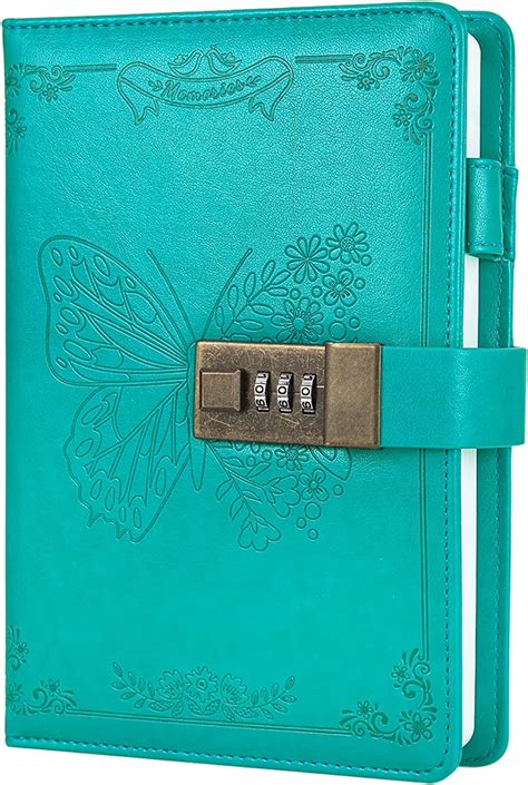 diary with lock journal for women girls vintage lock journal refillable personal locking