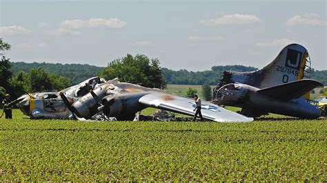 Wwii Flying Fortress Bomber Crashes Near Chicago