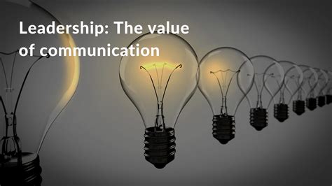 Leadership The Value Of Communication Virtual Orator