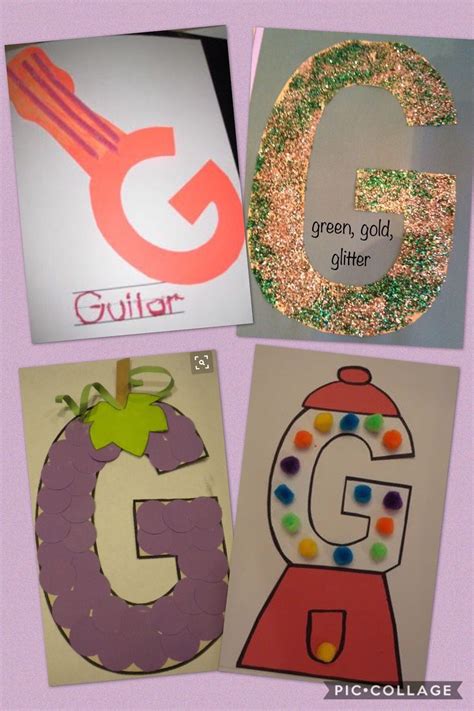 Preschool letter G  Letter a crafts, Alphabet preschool, Preschool letters