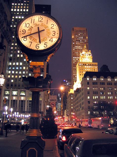 New York Fifth Avenue Clock New York Pictures Sherry Netherland
