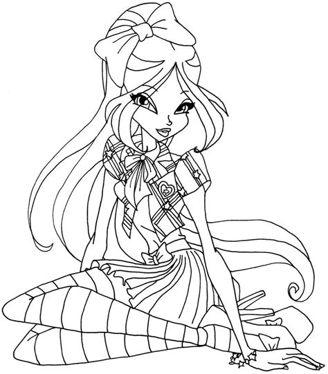 Winx Club Flora Coloring Pages At GetColorings Free Printable 65148