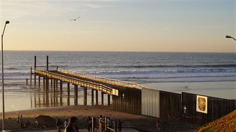 Muro Playas De Tijuana En Construcción Por Parte De Estado Flickr