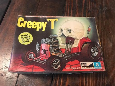 Mpc Creepy T Model Kit Creepy ‘t Dragster Unbuilt 1971 Original
