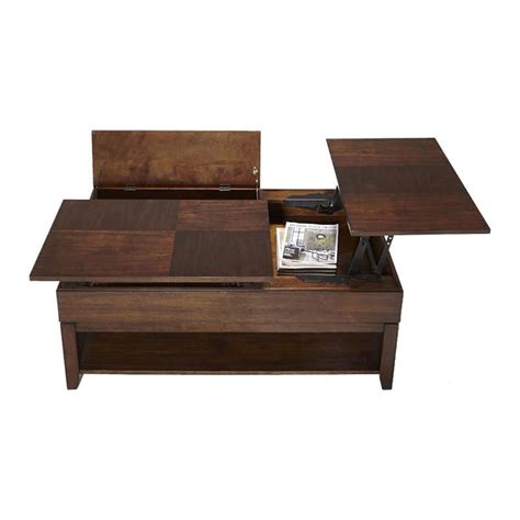 I made a pop up coffee table that my wife and i use almost every day to watch tv while eating in our living room. Tiddal Home Daytona Double Lift Top Coffee Table in Regal ...