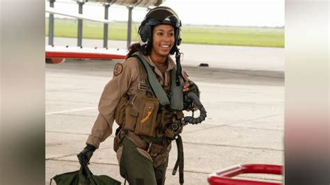 madeline swegle to earn golden wings becoming first black female tactical fighter pilot in u s