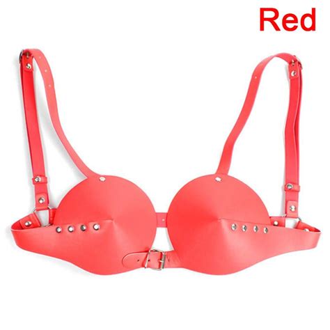 buy fashion breast bondage sexy leather erotic body harness restraint adult bras at affordable