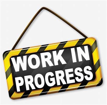 Progress Transparent Clipart Update Wip Showroom Vacancies