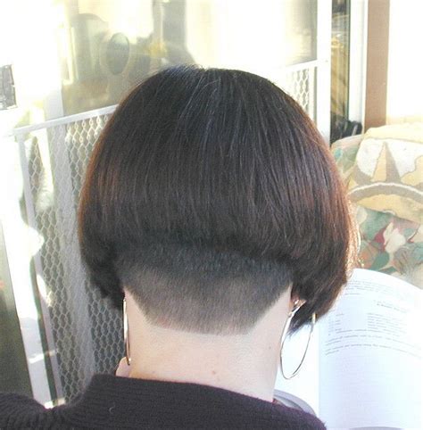 15 cool shaved nape bob haircuts bob hairstyles 2019 03 10 2007 short haircuts women says very short buzzed napes are a beautiful haircuts for women she want distinct from other women in for a different haircut the nape is beautiful and is a great vision for short hairlovers 81 months ago. Dark Bob Clippered Nape | Bobs & Bowls | Pinterest | Dark ...