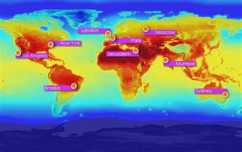 Nasa Maps Show That The World Is Going To Be Really Really Hot By 2100