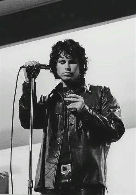 Jim Morrison Look At His Hand Thought He Had A Drink In It Or