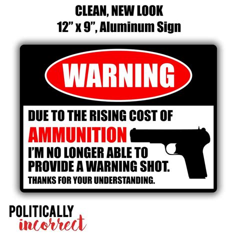 Funny Gun Sign No Trespassing Sign Metal Gun Sign 2nd Etsy Uk