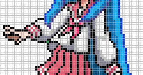 minecraft pixel art anime - Google Search | pixel art | Pinterest